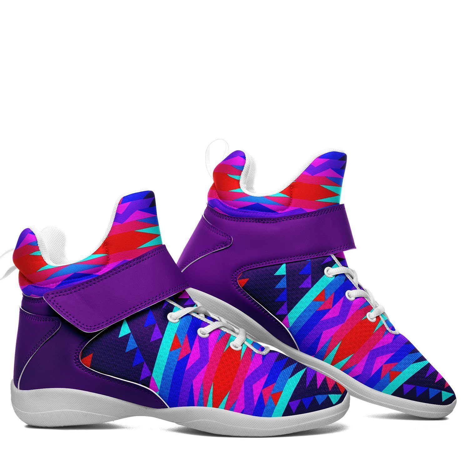 Visions of Peace Ipottaa Basketball / Sport High Top Shoes - White Sole 49 Dzine