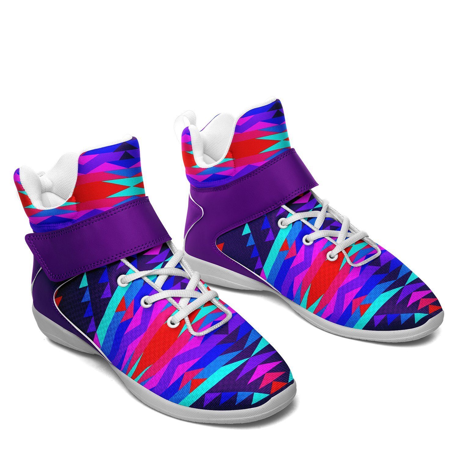 Visions of Peace Ipottaa Basketball / Sport High Top Shoes - White Sole 49 Dzine