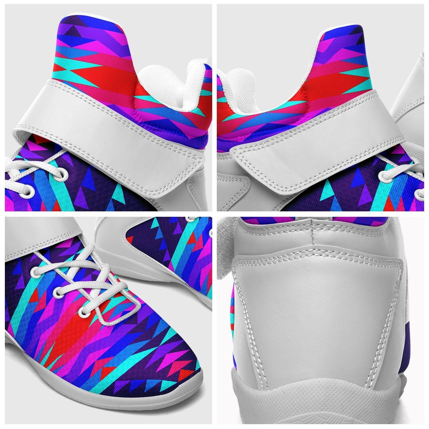 Visions of Peace Ipottaa Basketball / Sport High Top Shoes - White Sole 49 Dzine