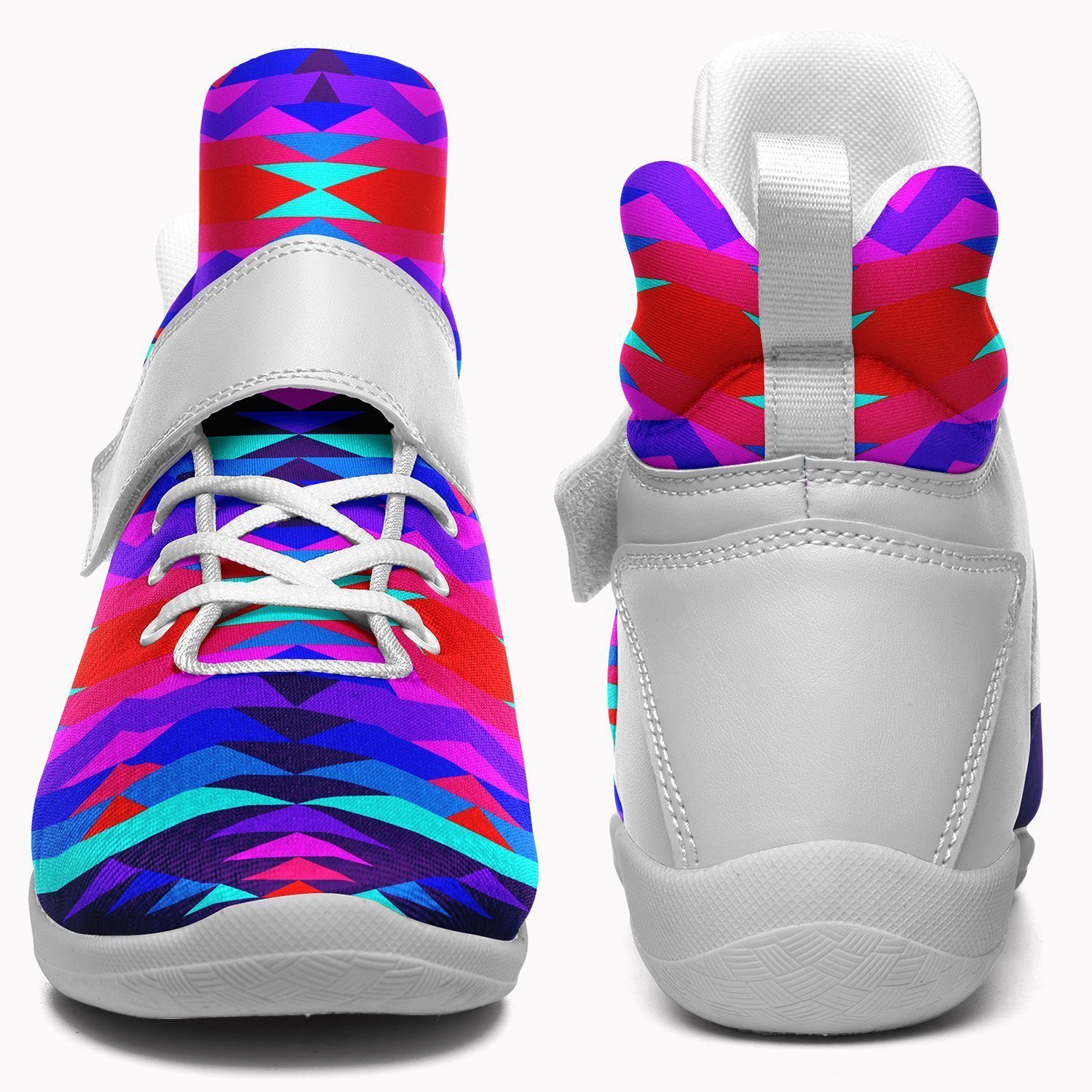 Visions of Peace Ipottaa Basketball / Sport High Top Shoes - White Sole 49 Dzine