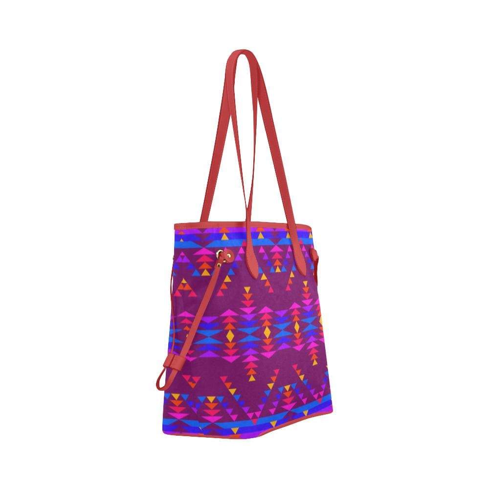 Visions of Peace Treaty Clover Canvas Tote Bag (Model 1661) Clover Canvas Tote Bag (1661) e-joyer