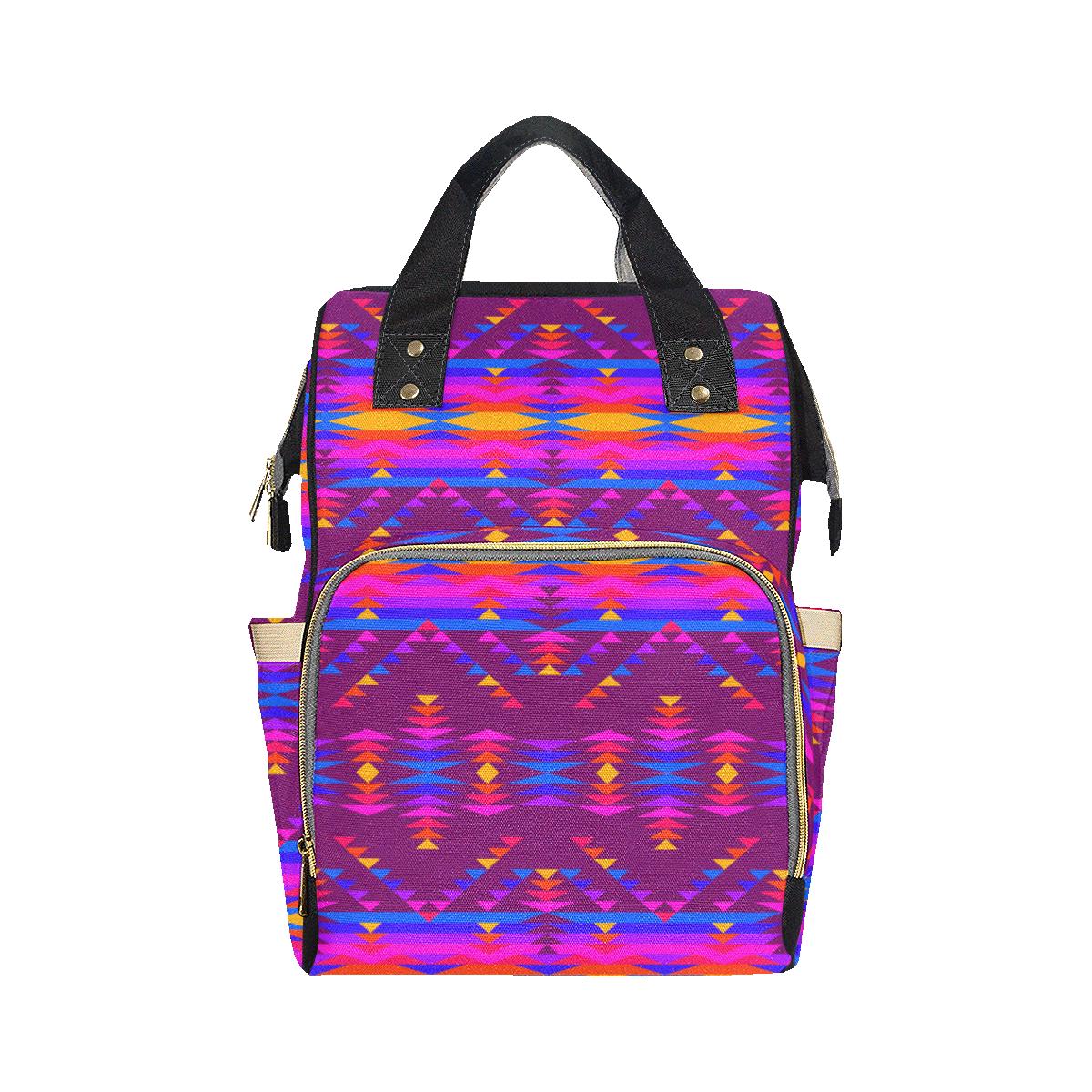 Visions of Peace Treaty Multi-Function Diaper Backpack (Model 1688) Diaper Backpack (1688) e-joyer