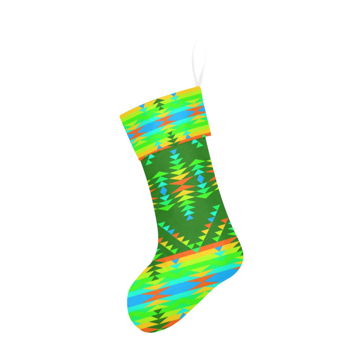 Visions of Peaceful Fall Christmas Stocking holiday stocking e-joyer