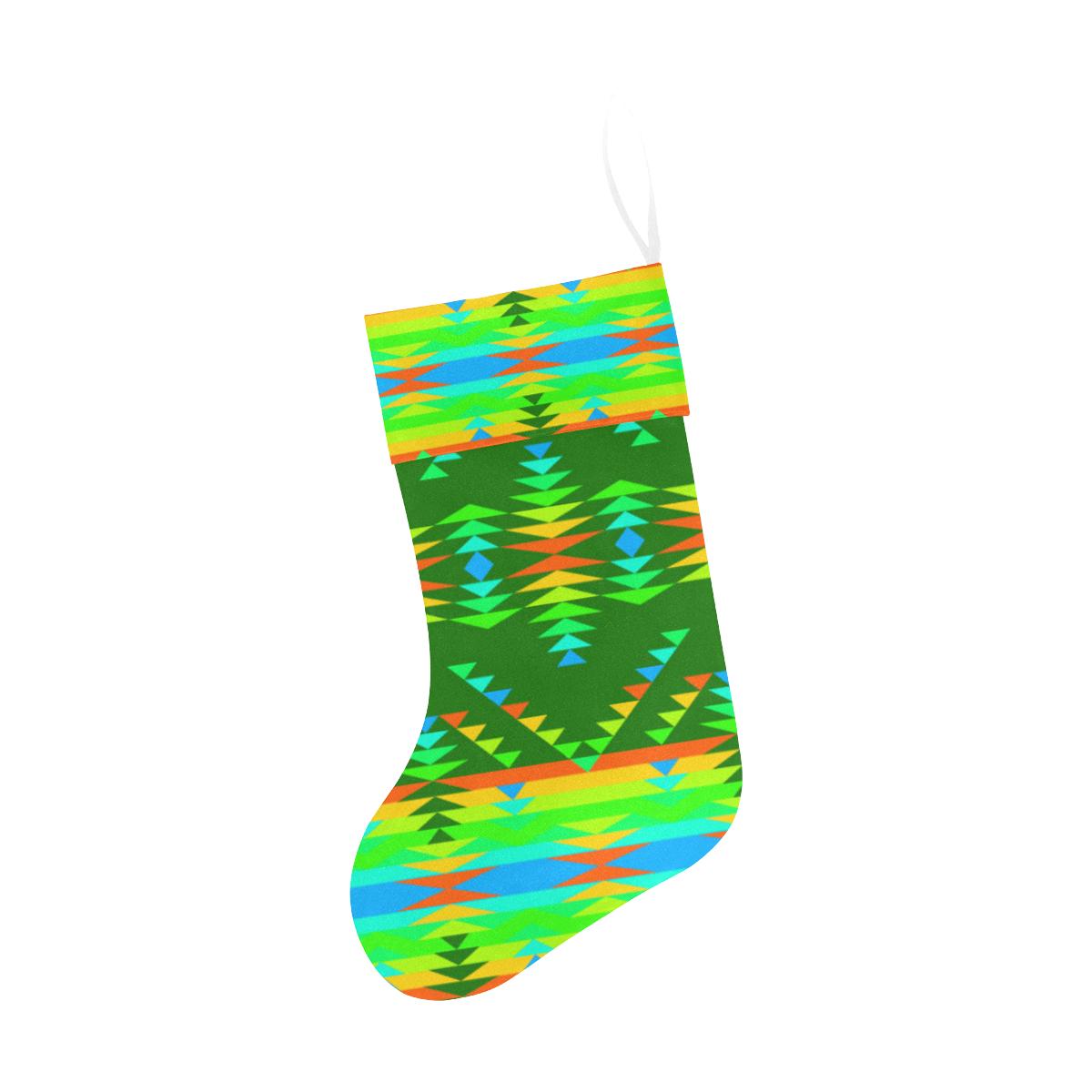Visions of Peaceful Fall Christmas Stocking holiday stocking e-joyer