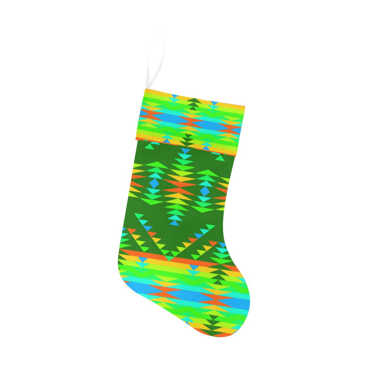 Visions of Peaceful Fall Christmas Stocking holiday stocking e-joyer