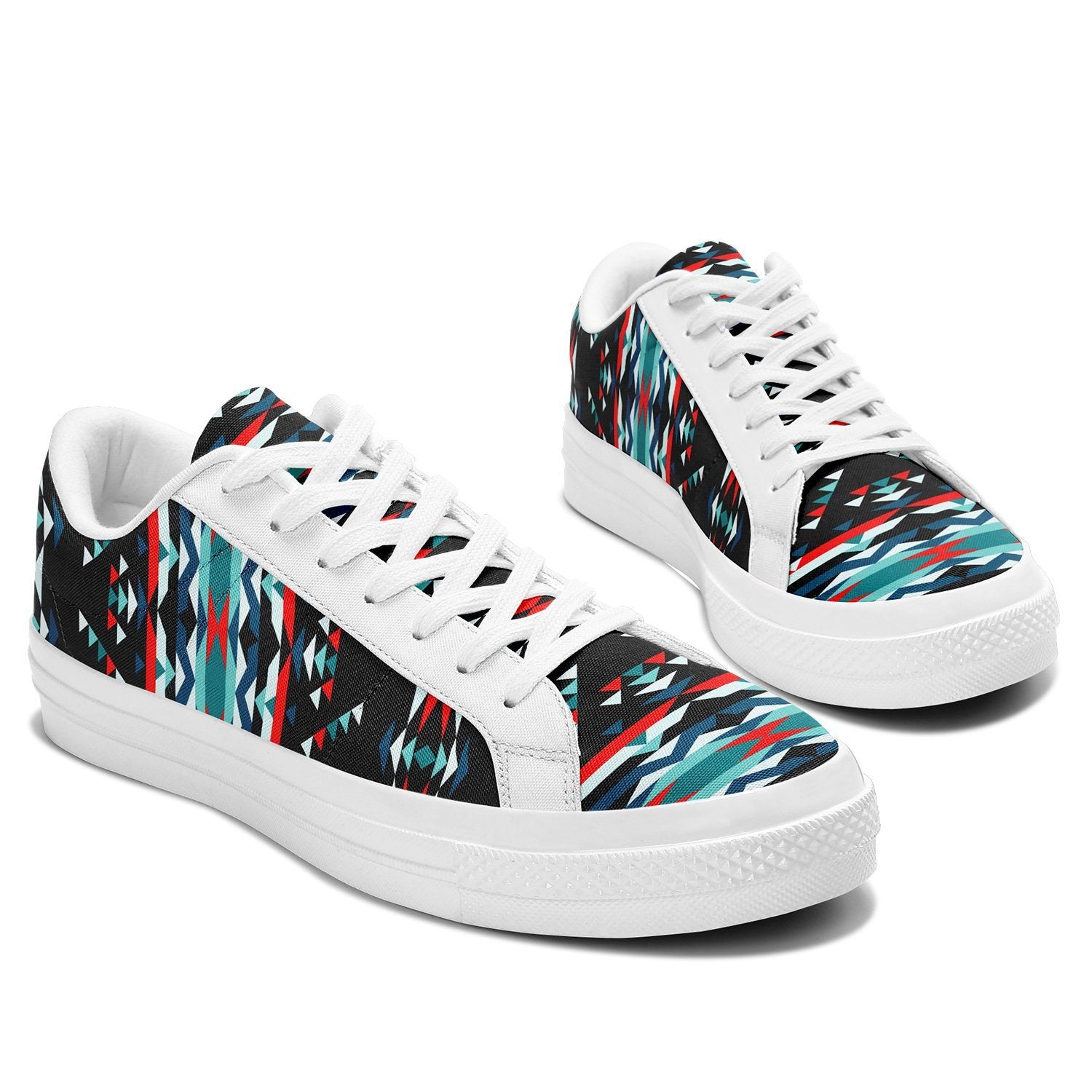 Visions of Peaceful Nights Aapisi Low Top Canvas Shoes White Sole 49 Dzine