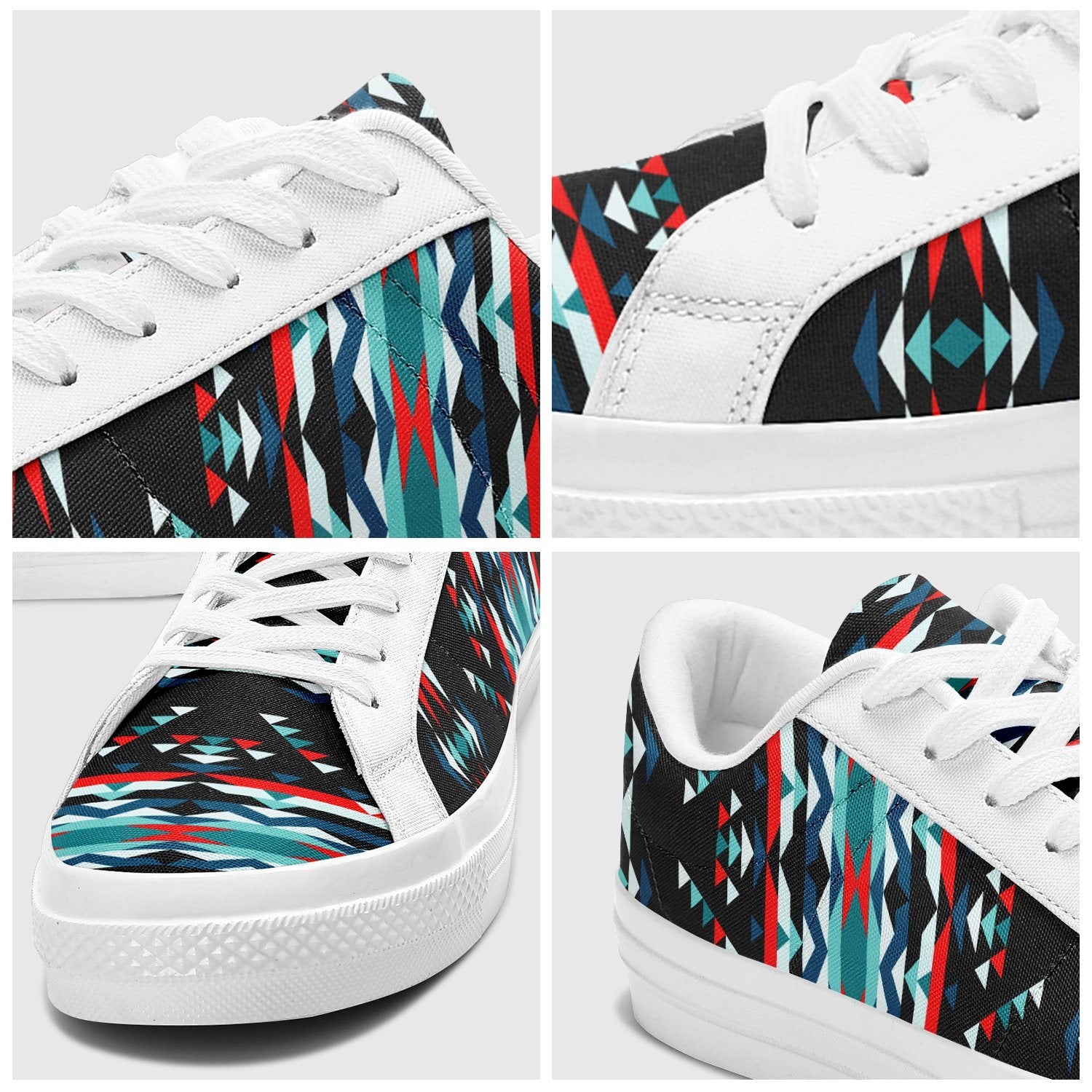 Visions of Peaceful Nights Aapisi Low Top Canvas Shoes White Sole 49 Dzine