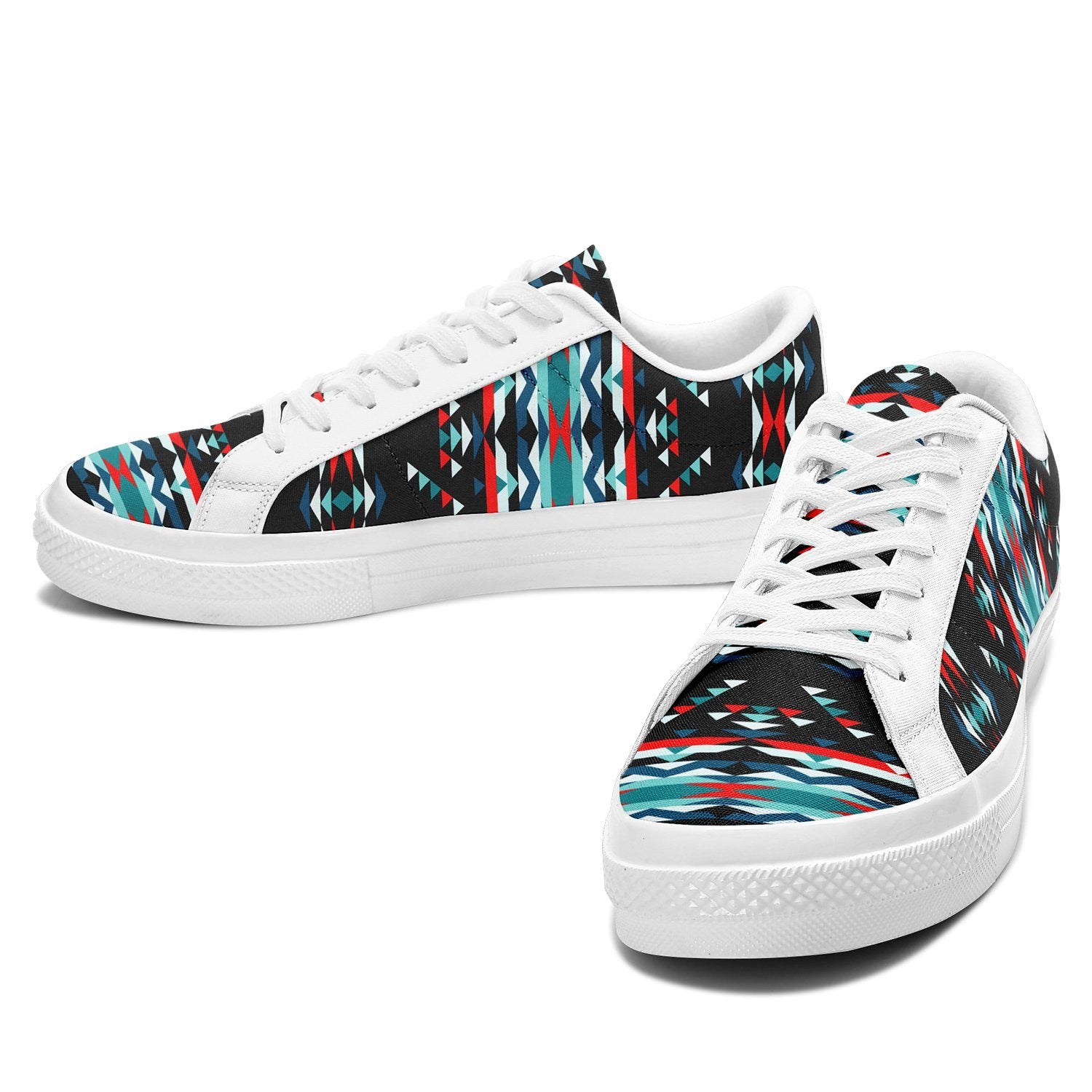 Visions of Peaceful Nights Aapisi Low Top Canvas Shoes White Sole 49 Dzine