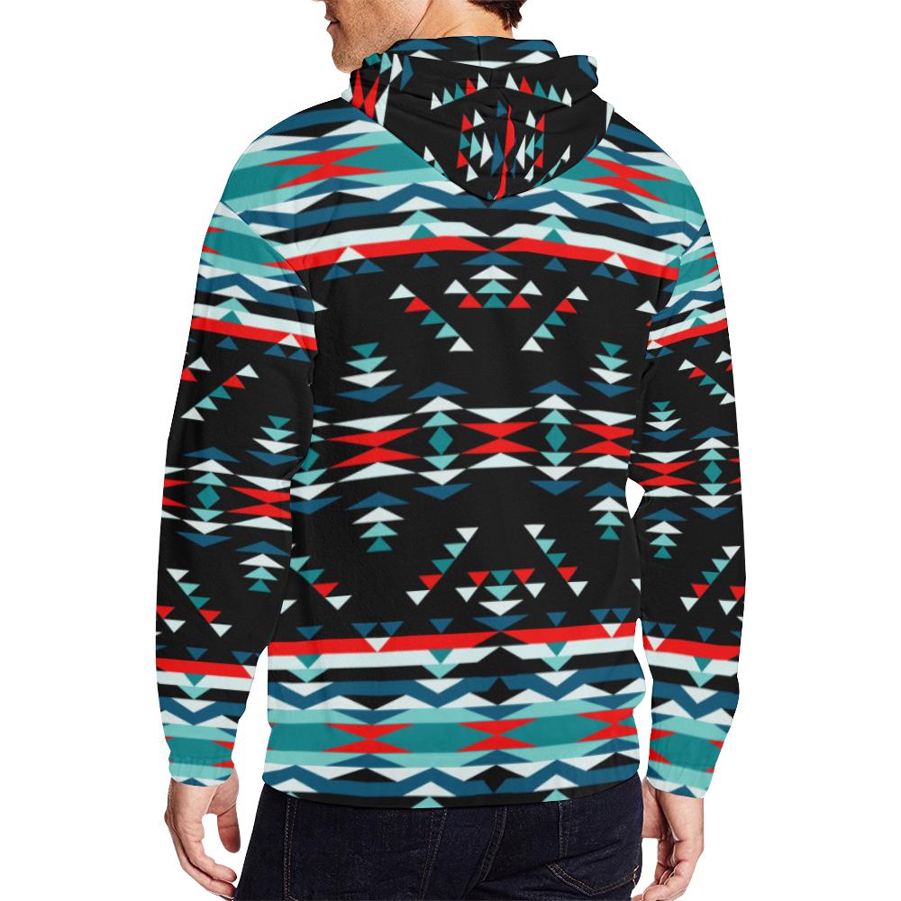 Visions of Peaceful Nights All Over Print Full Zip Hoodie for Men (Model H14) All Over Print Full Zip Hoodie for Men (H14) e-joyer