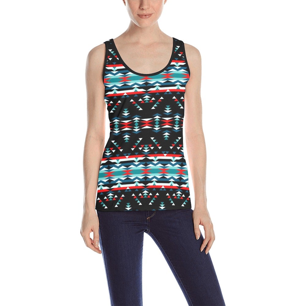 Visions of Peaceful Nights All Over Print Tank Top for Women (Model T43) All Over Print Tank Top for Women (T43) e-joyer