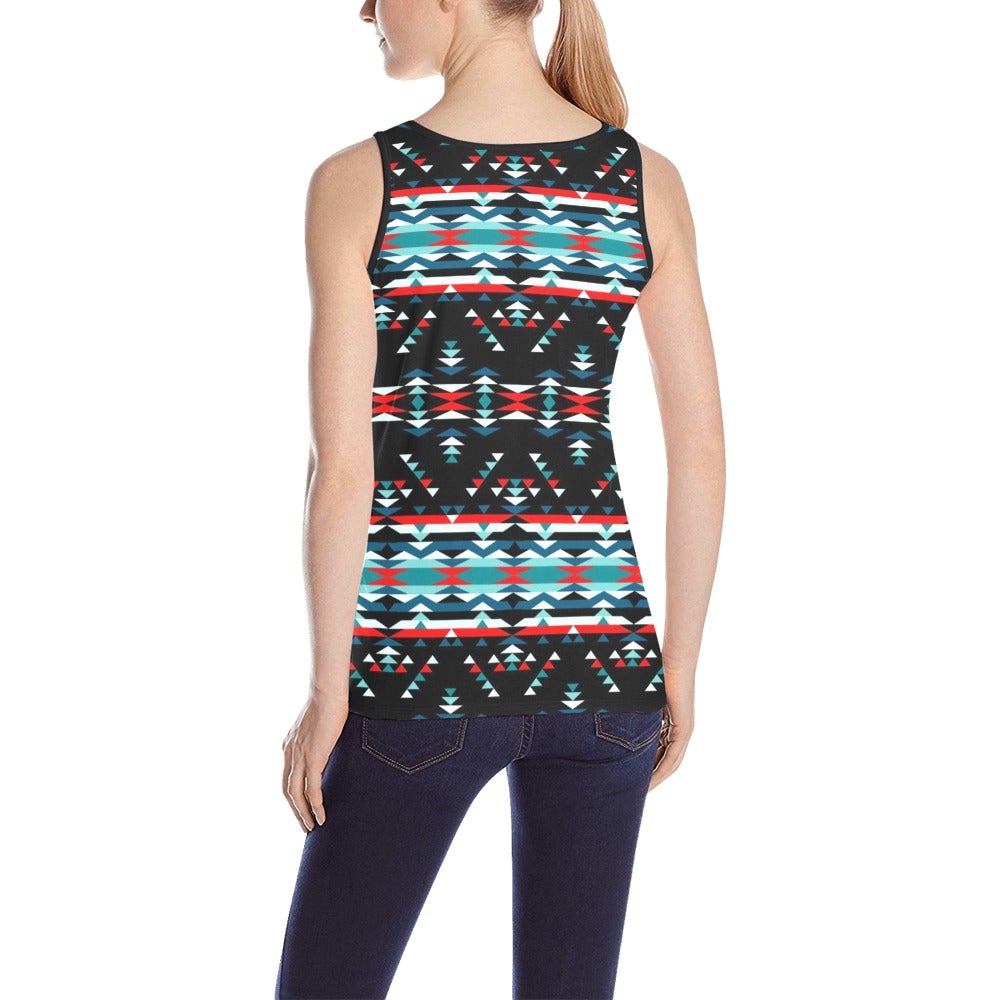 Visions of Peaceful Nights All Over Print Tank Top for Women (Model T43) All Over Print Tank Top for Women (T43) e-joyer