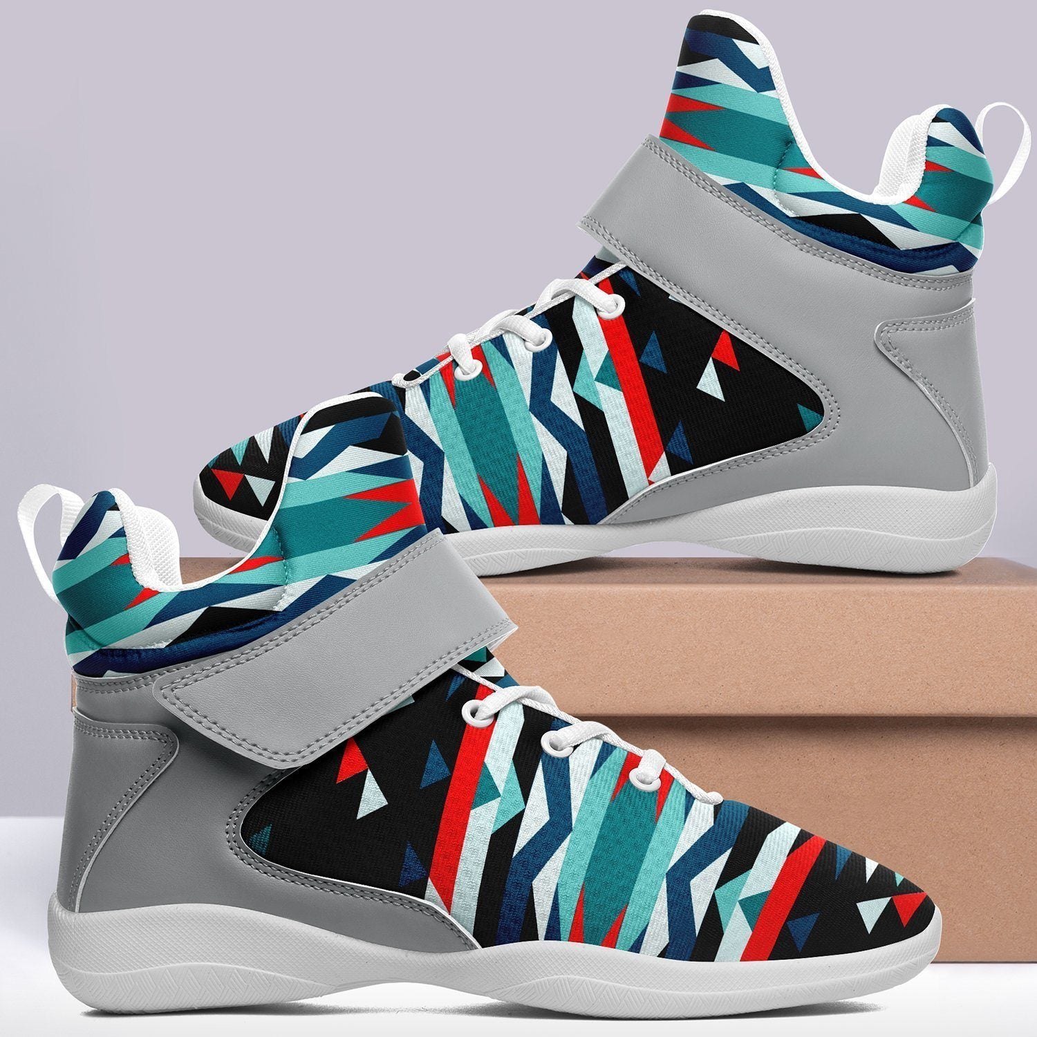 Visions of Peaceful Nights Ipottaa Basketball / Sport High Top Shoes - White Sole 49 Dzine