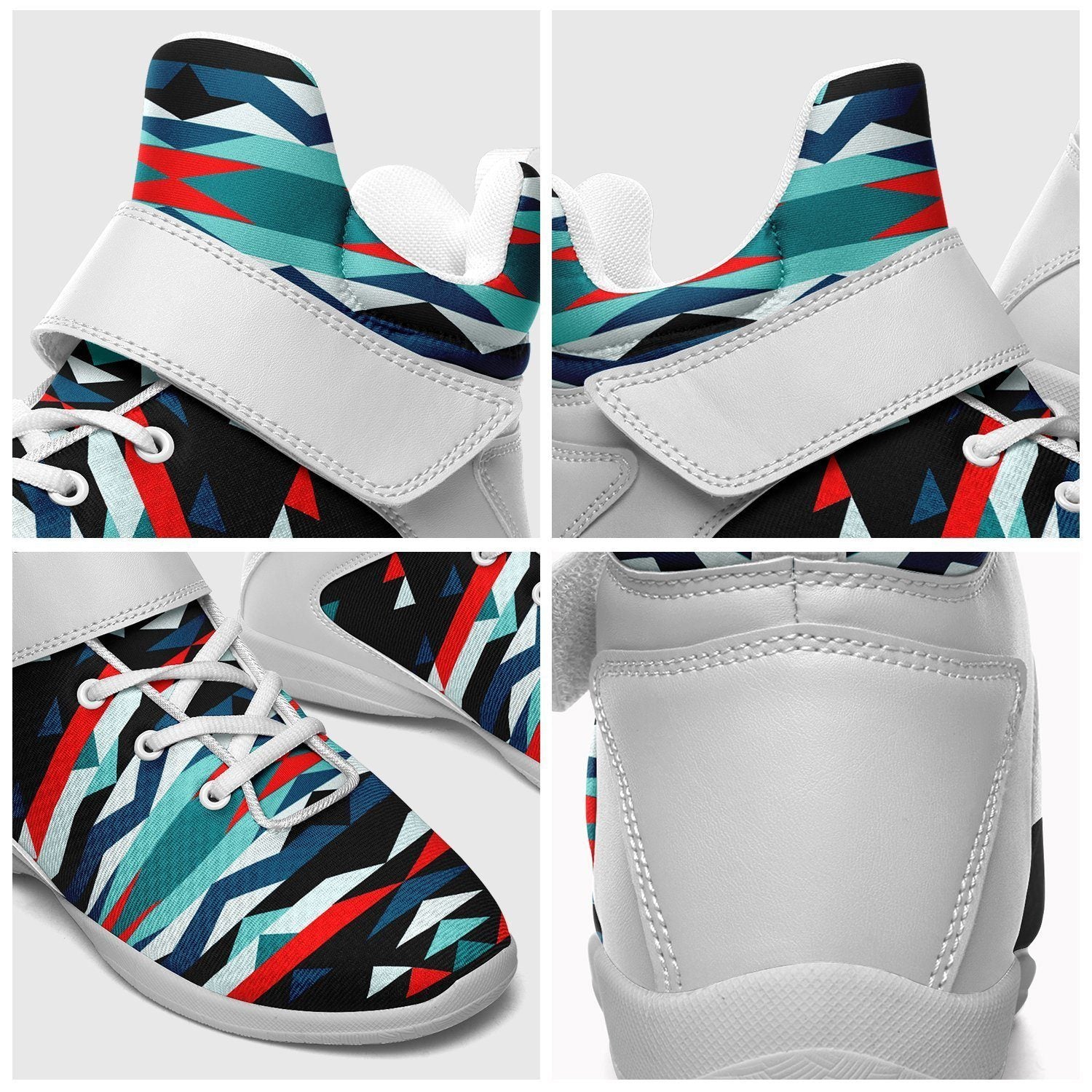 Visions of Peaceful Nights Ipottaa Basketball / Sport High Top Shoes - White Sole 49 Dzine