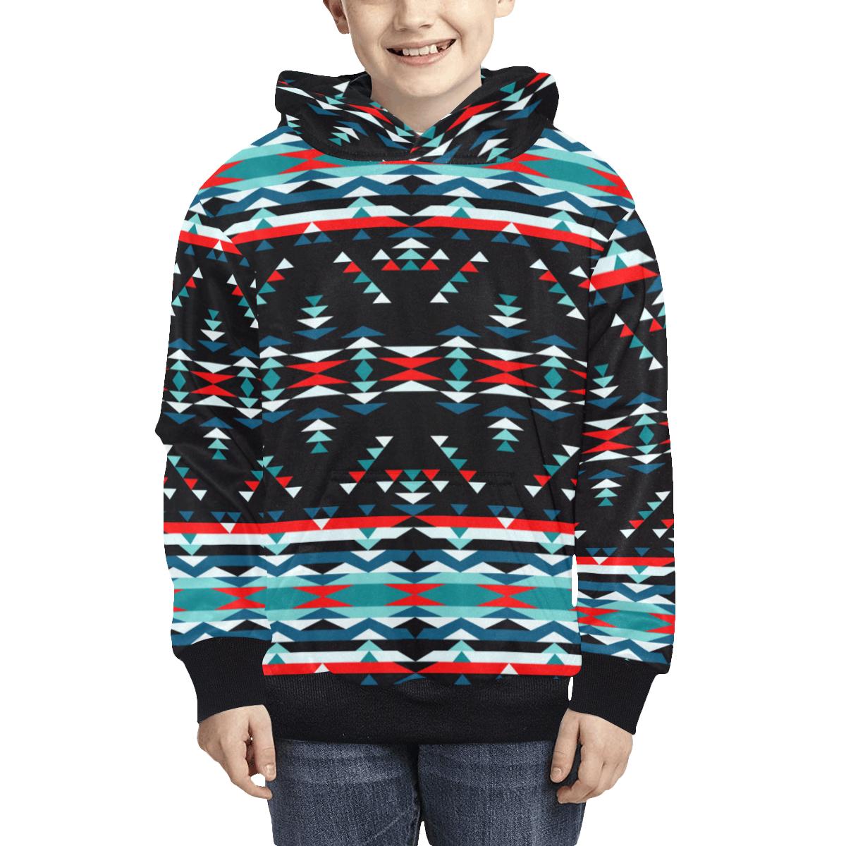 Visions of Peaceful Nights Kids' All Over Print Hoodie (Model H38) Kids' AOP Hoodie (H38) e-joyer