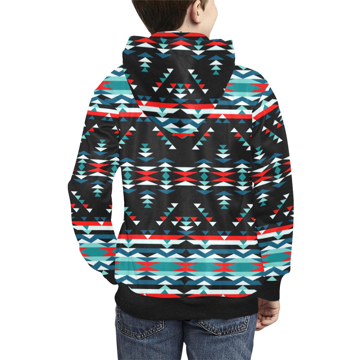 Visions of Peaceful Nights Kids' All Over Print Hoodie (Model H38) Kids' AOP Hoodie (H38) e-joyer
