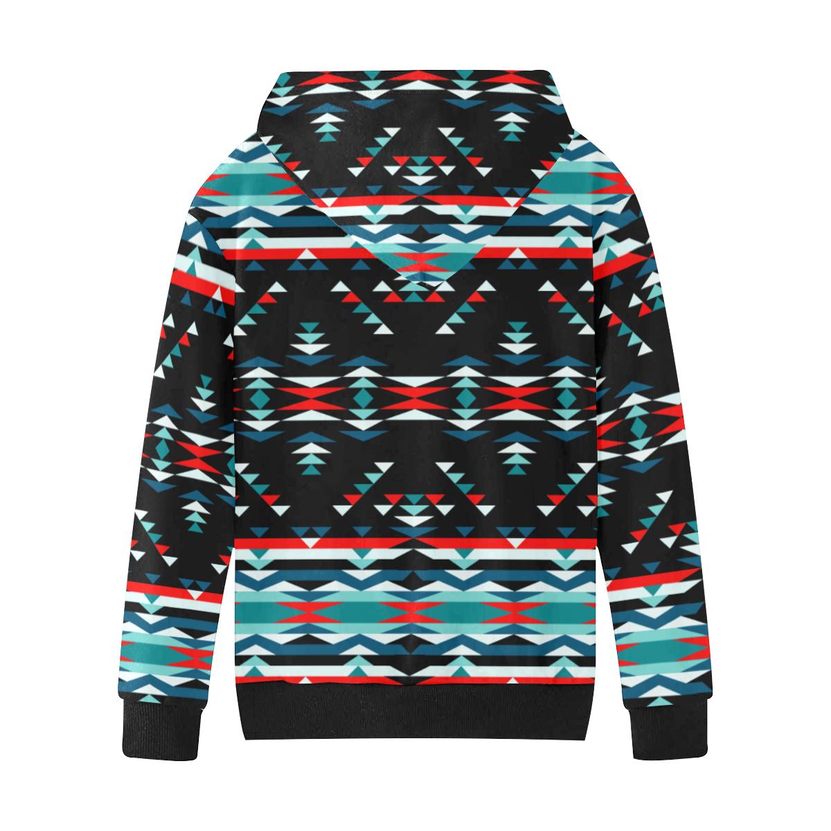 Visions of Peaceful Nights Kids' All Over Print Hoodie (Model H38) Kids' AOP Hoodie (H38) e-joyer