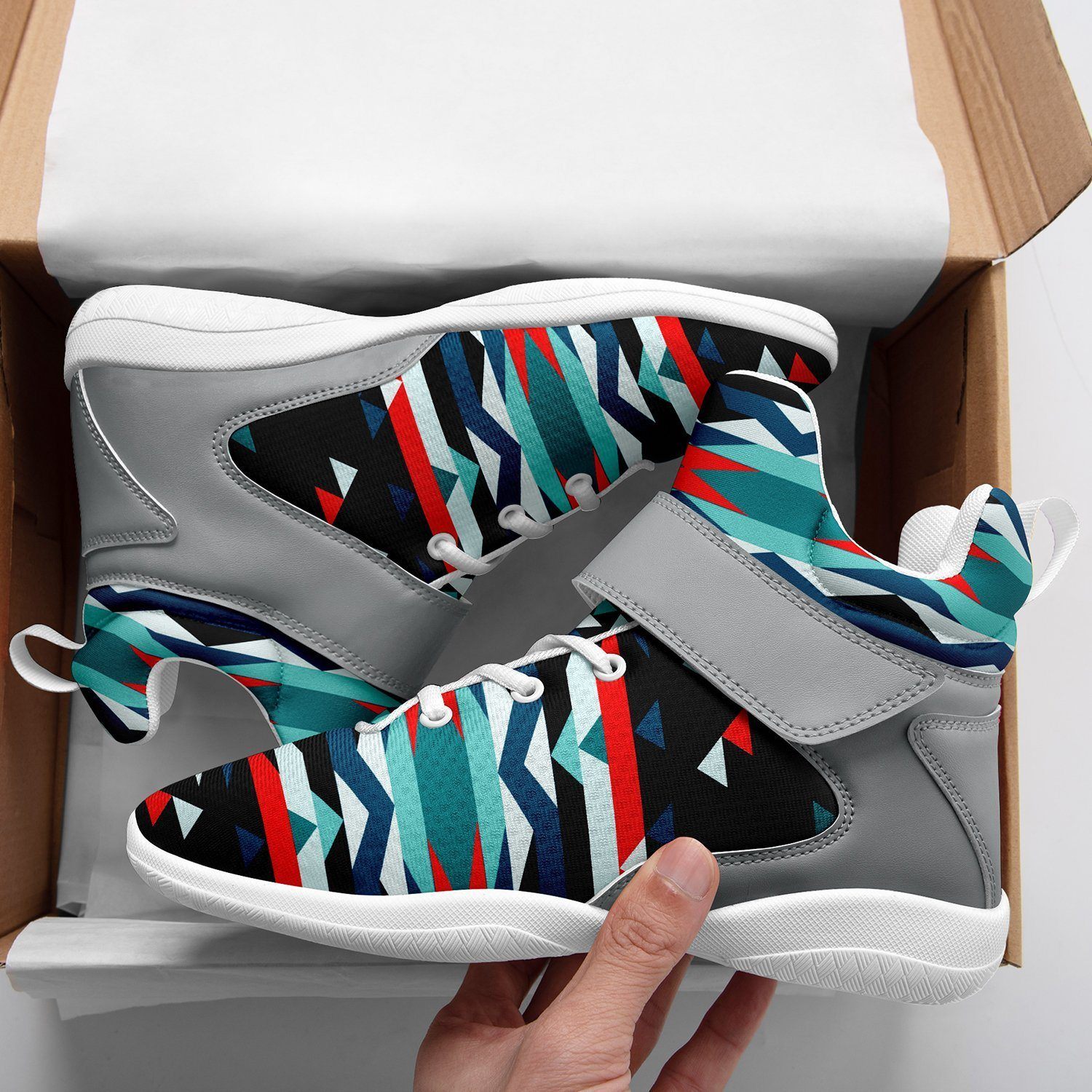 Visions of Peaceful Nights Kid's Ipottaa Basketball / Sport High Top Shoes 49 Dzine