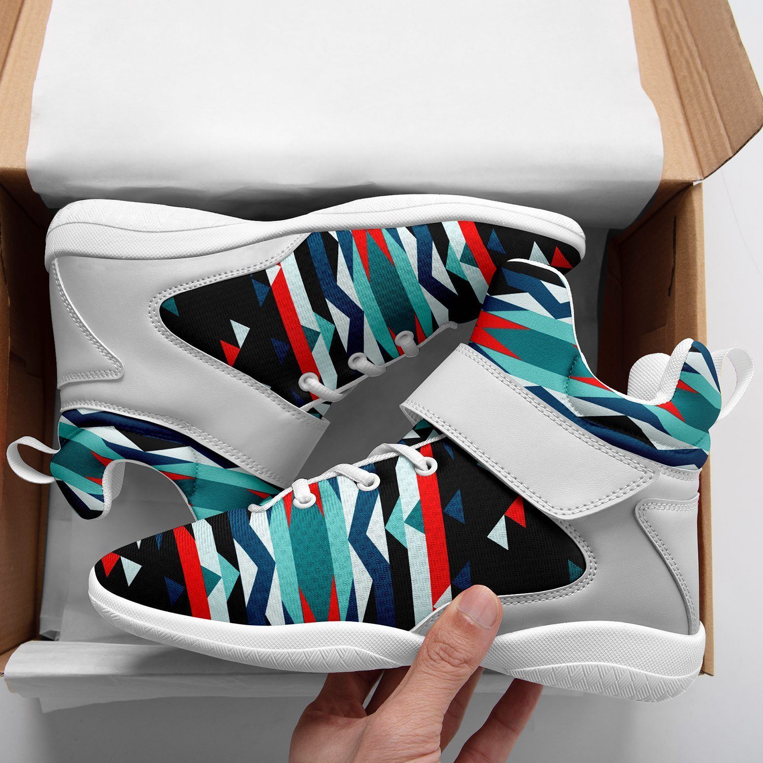 Visions of Peaceful Nights Kid's Ipottaa Basketball / Sport High Top Shoes 49 Dzine