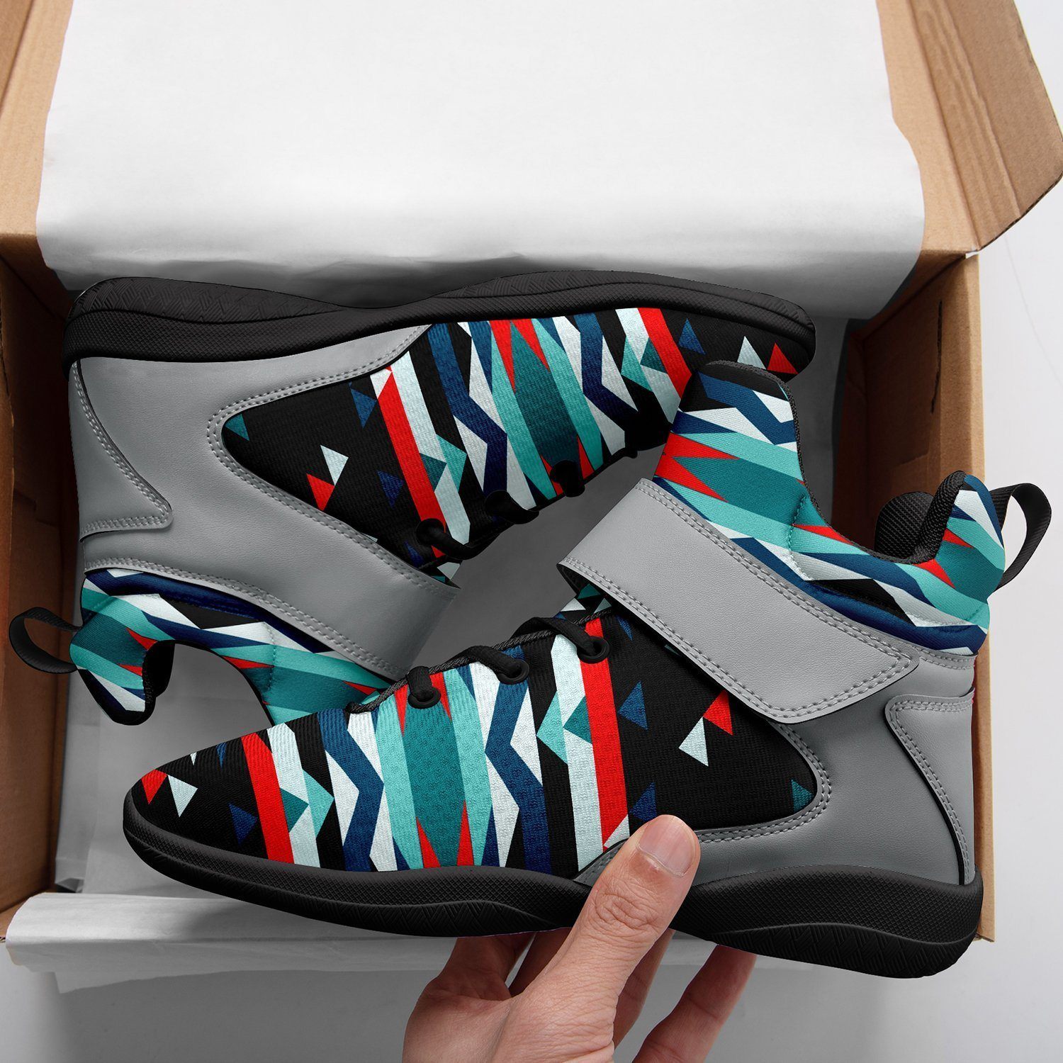 Visions of Peaceful Nights Kid's Ipottaa Basketball / Sport High Top Shoes 49 Dzine