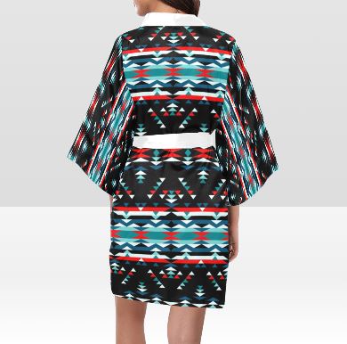 Visions of Peaceful Nights Kimono Robe Artsadd