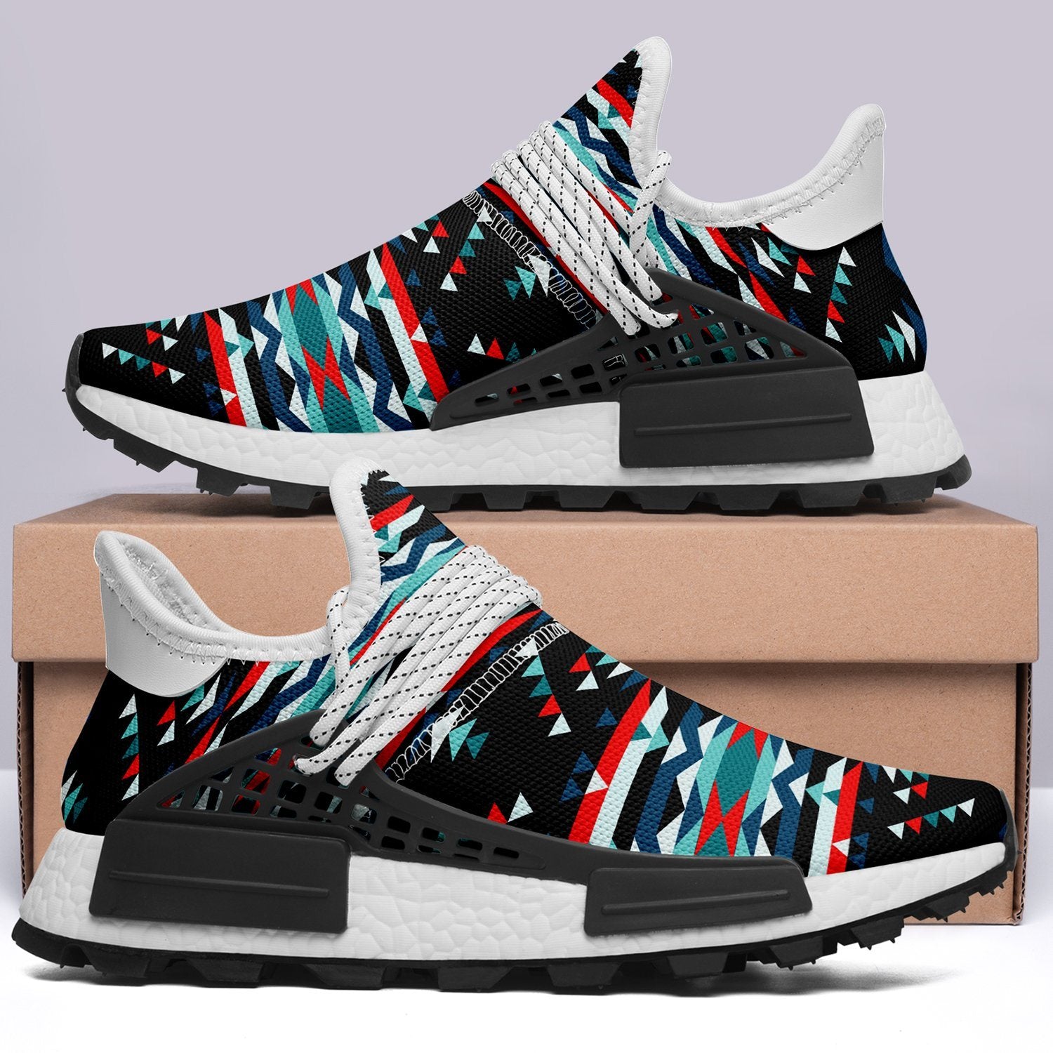 Visions of Peaceful Nights Okaki Sneakers Shoes 49 Dzine