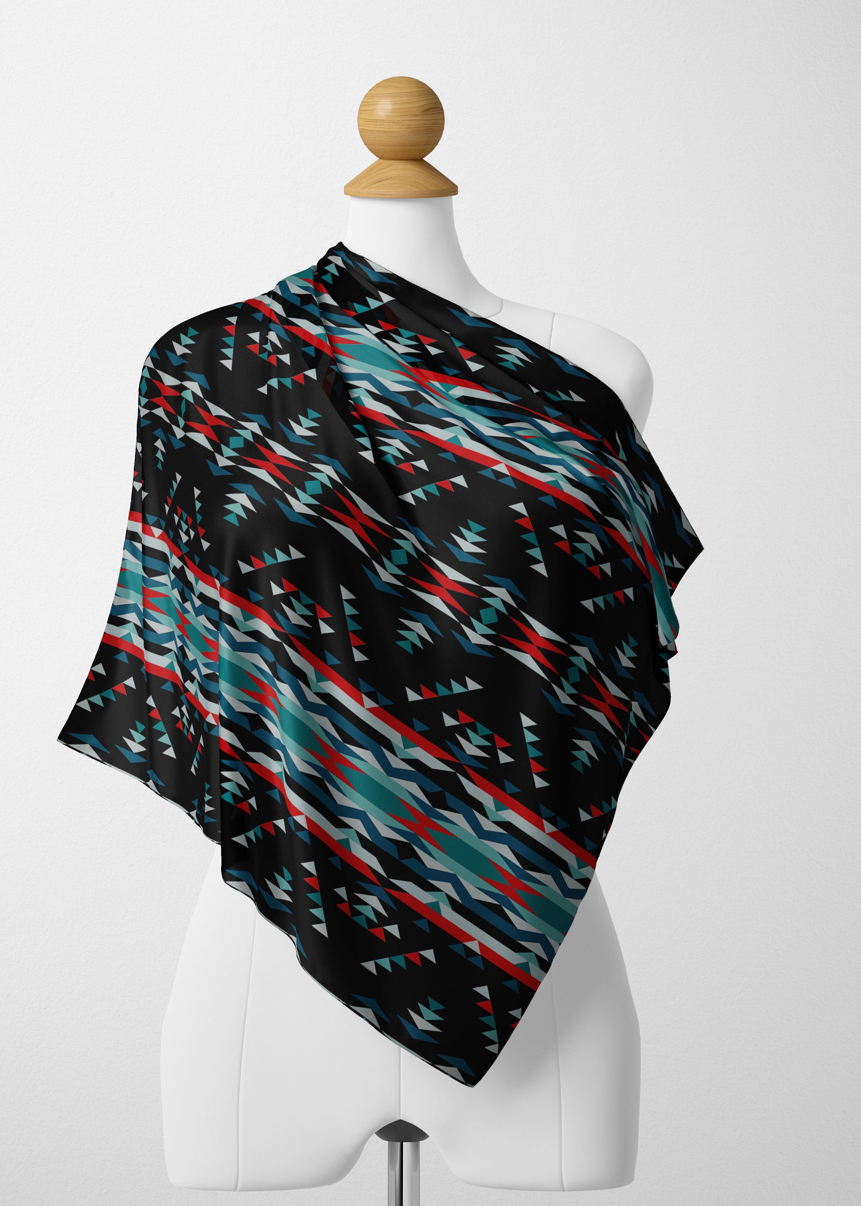 Visions of Peaceful Nights Satin Shawl Scarf 49 Dzine