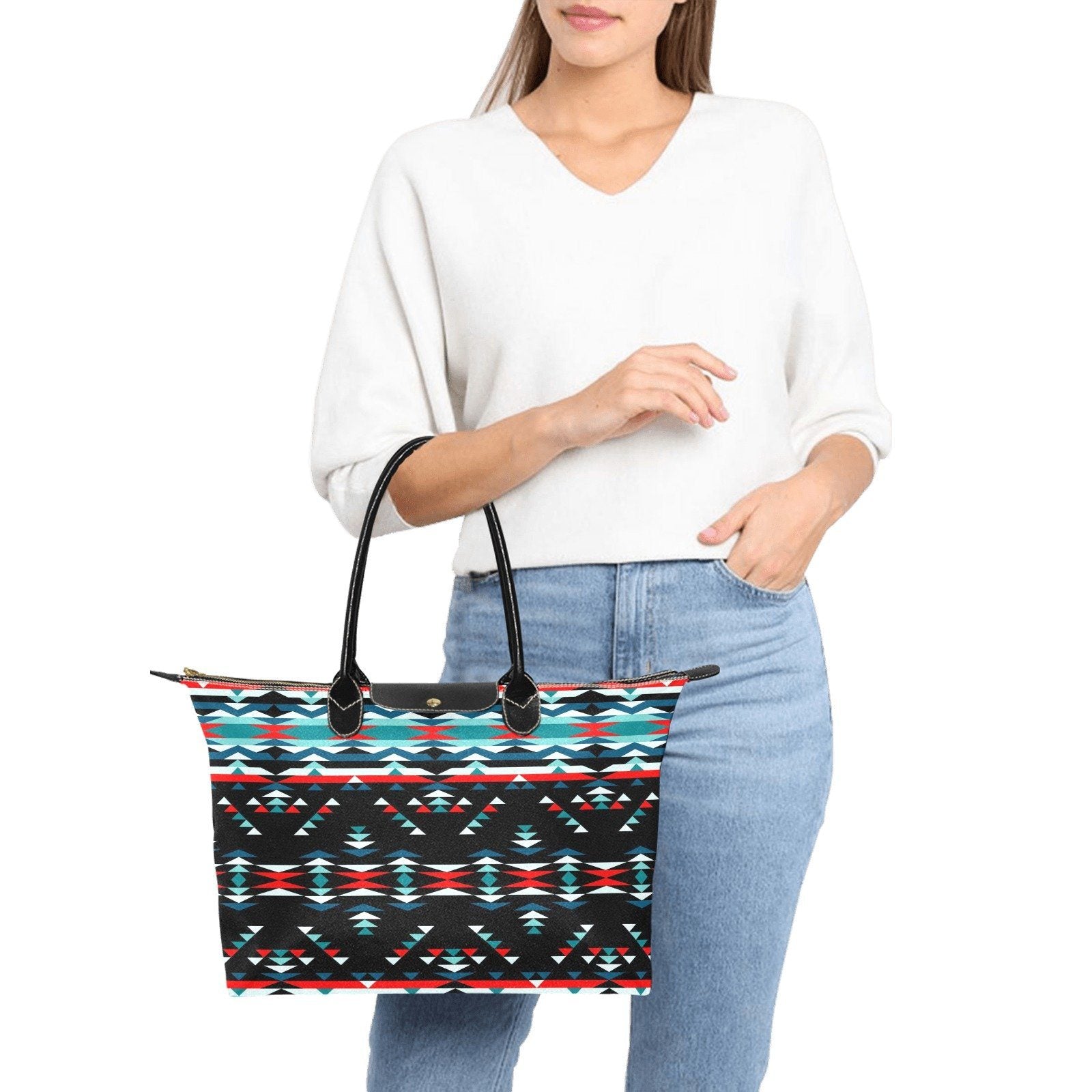 Visions of Peaceful Nights Single-Shoulder Lady Handbag (Model 1714) bag e-joyer