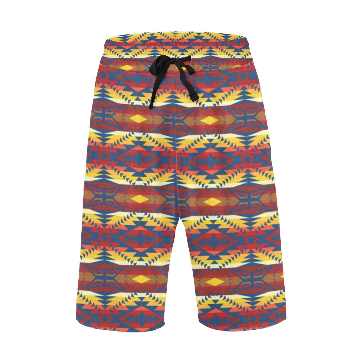 War Party Men's All Over Print Casual Shorts (Model L23) Men's Casual Shorts (L23) e-joyer