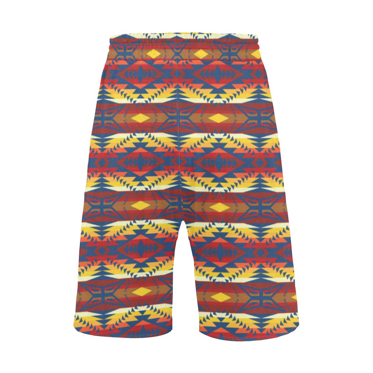 War Party Men's All Over Print Casual Shorts (Model L23) Men's Casual Shorts (L23) e-joyer