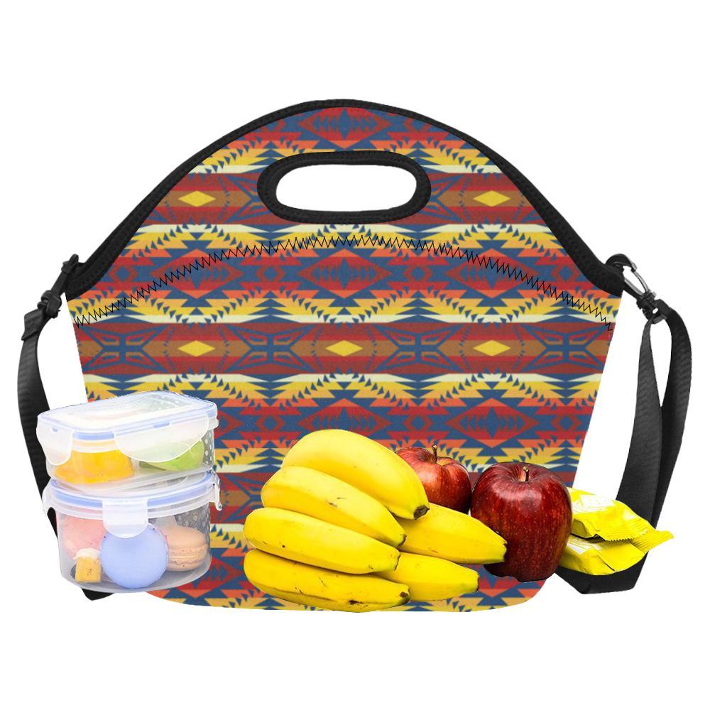 War Party Neoprene Lunch Bag/Large (Model 1669) Neoprene Lunch Bag/Large (1669) e-joyer