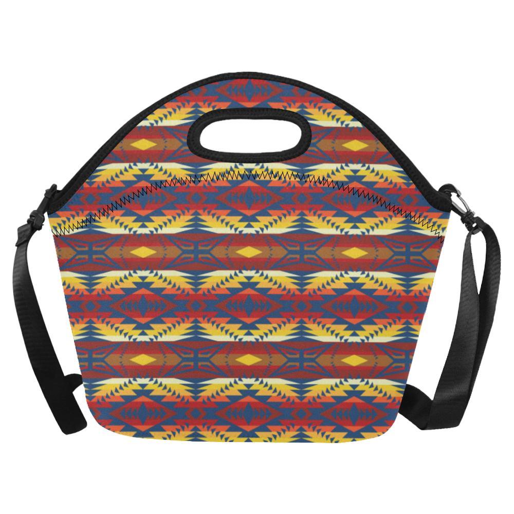 War Party Neoprene Lunch Bag/Large (Model 1669) Neoprene Lunch Bag/Large (1669) e-joyer