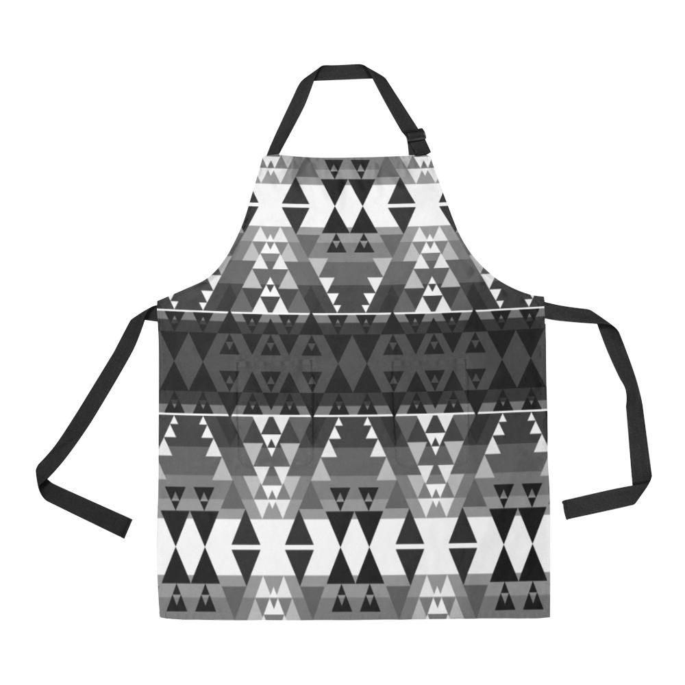 Writing on Stone Black and White All Over Print Apron All Over Print Apron e-joyer