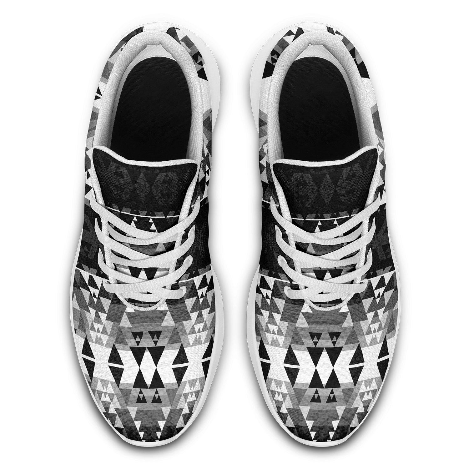 Writing on Stone Black and White Ikkaayi Sport Sneakers 49 Dzine