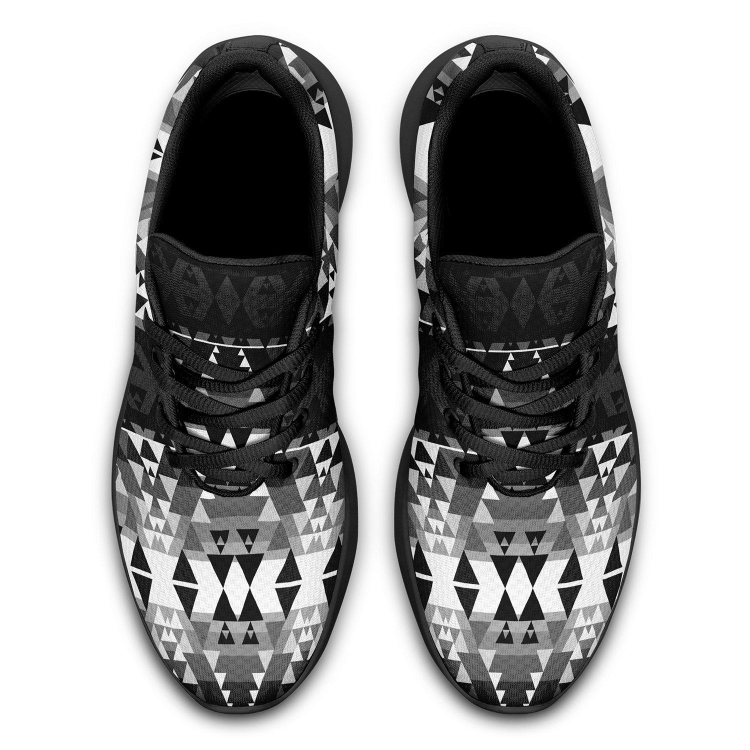 Writing on Stone Black and White Ikkaayi Sport Sneakers 49 Dzine