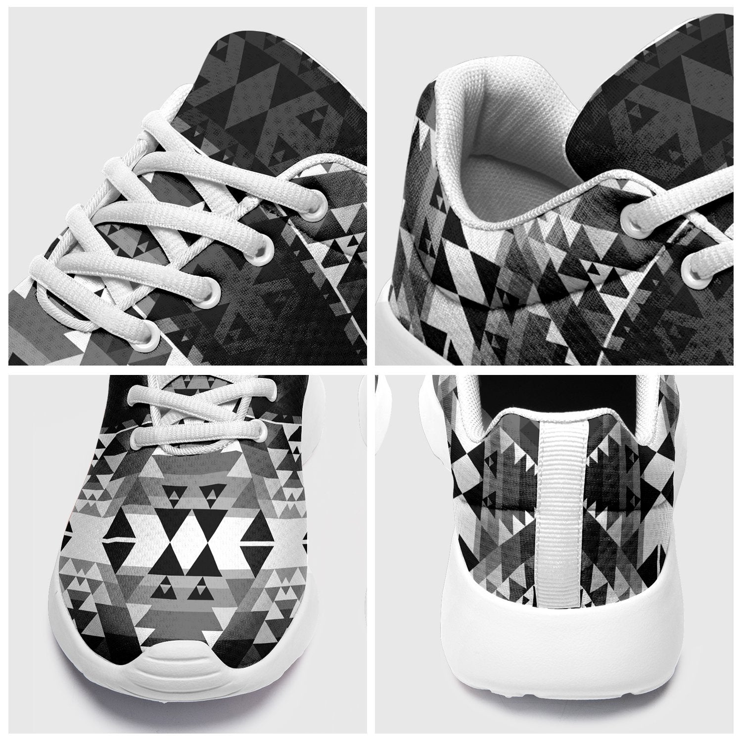 Writing on Stone Black and White Ikkaayi Sport Sneakers 49 Dzine