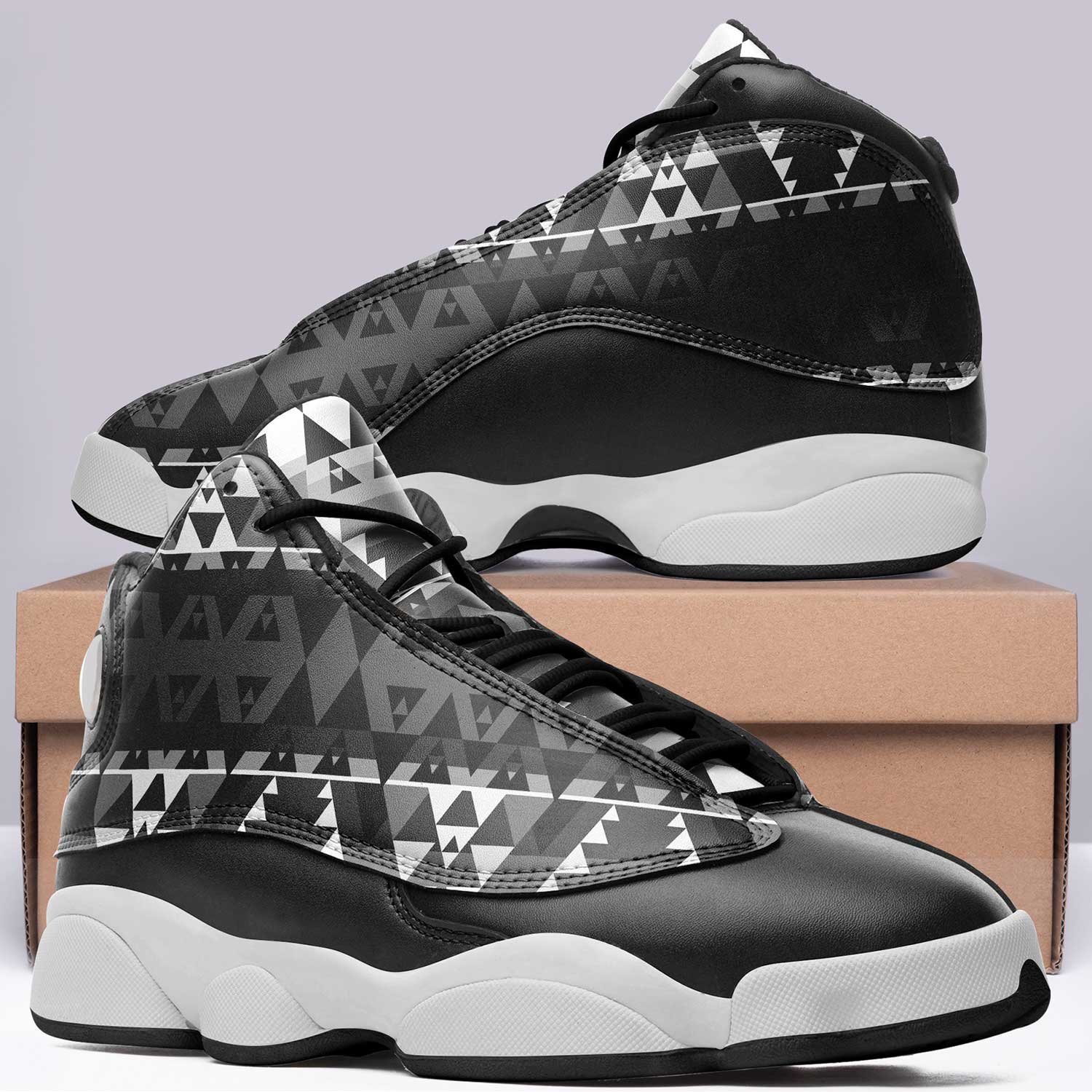 Writing on Stone Black and White Isstsokini Athletic Shoes Herman