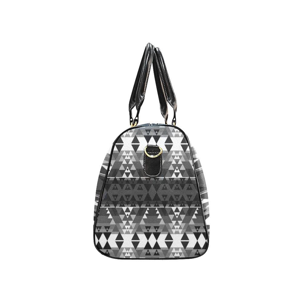 Writing on Stone Black and White New Waterproof Travel Bag/Small (Model 1639) bag e-joyer