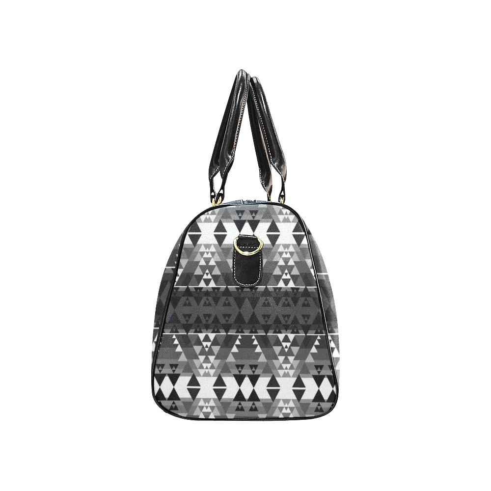 Writing on Stone Black and White New Waterproof Travel Bag/Small (Model 1639) bag e-joyer