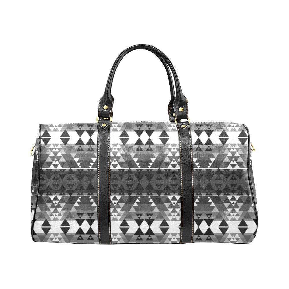 Writing on Stone Black and White New Waterproof Travel Bag/Small (Model 1639) bag e-joyer