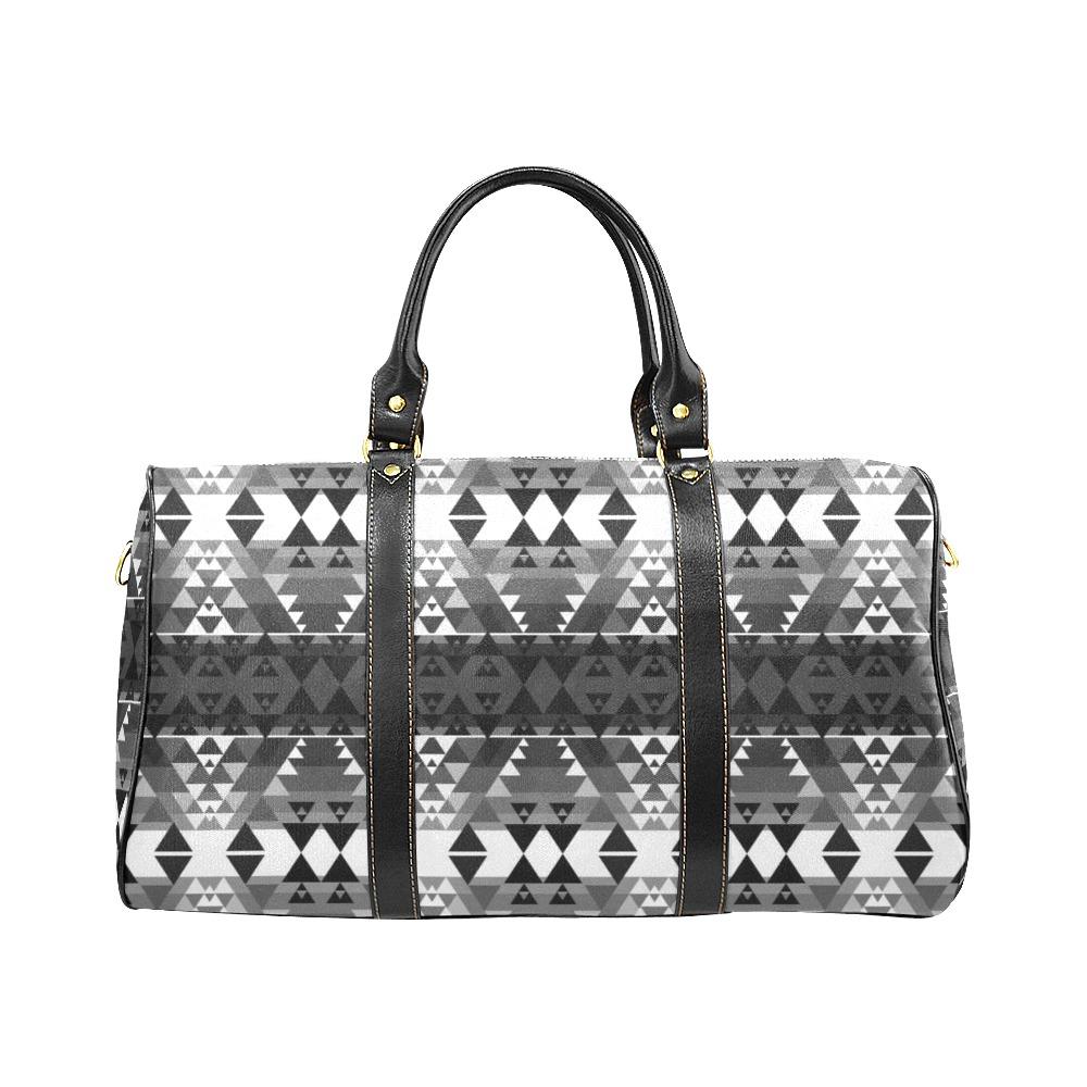 Writing on Stone Black and White New Waterproof Travel Bag/Small (Model 1639) bag e-joyer