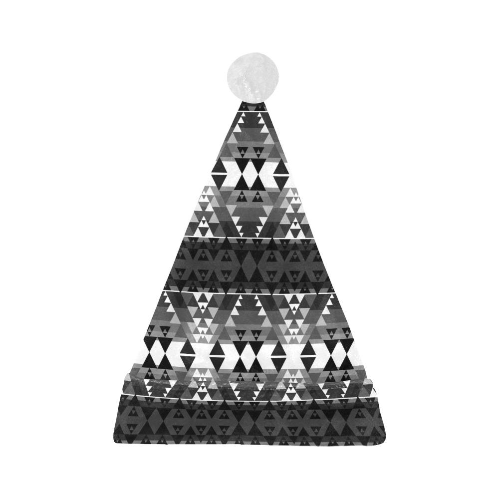 Writing on Stone Black and White Santa Hat Santa Hat e-joyer
