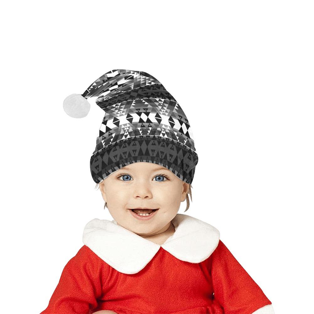 Writing on Stone Black and White Santa Hat Santa Hat e-joyer