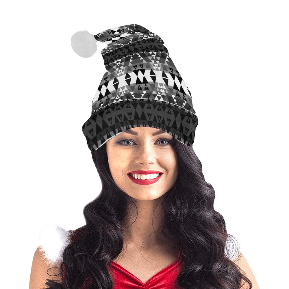 Writing on Stone Black and White Santa Hat Santa Hat e-joyer