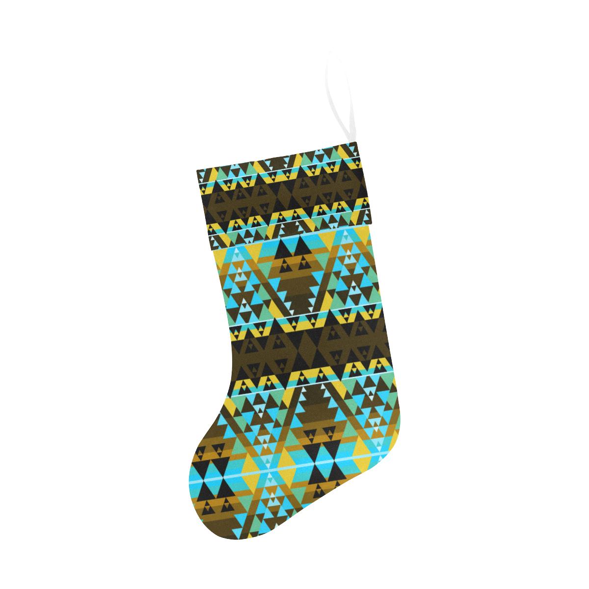 Writing on Stone Broken Lodge Christmas Stocking holiday stocking e-joyer