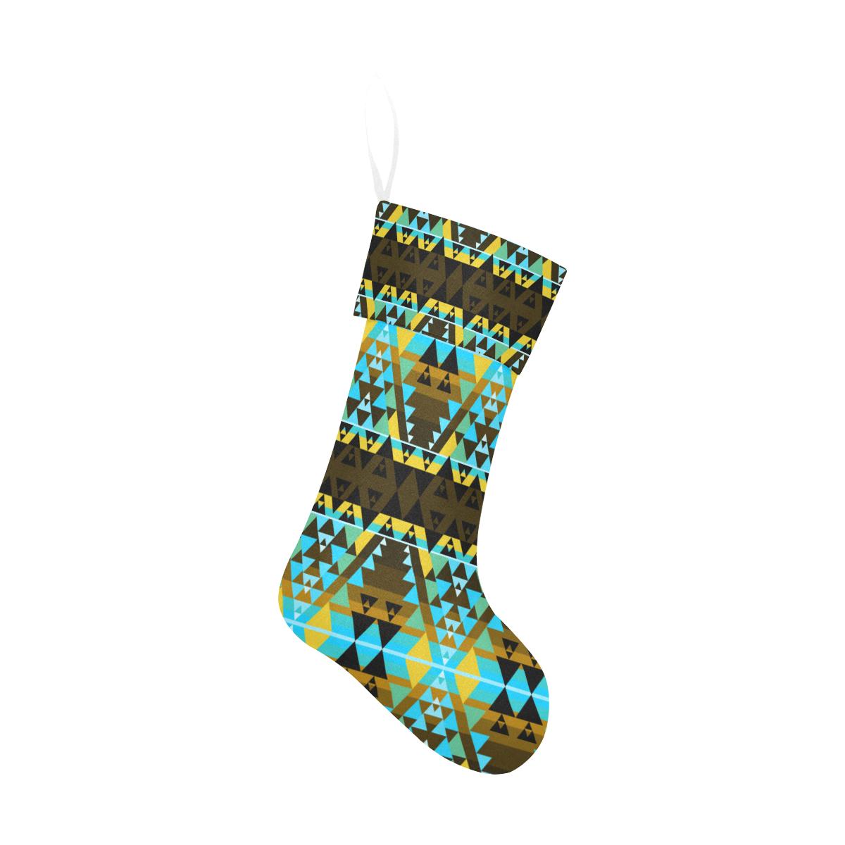 Writing on Stone Broken Lodge Christmas Stocking holiday stocking e-joyer
