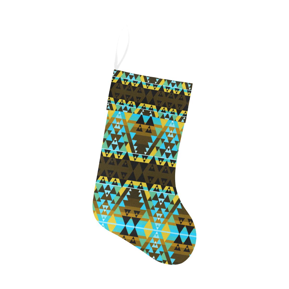 Writing on Stone Broken Lodge Christmas Stocking holiday stocking e-joyer