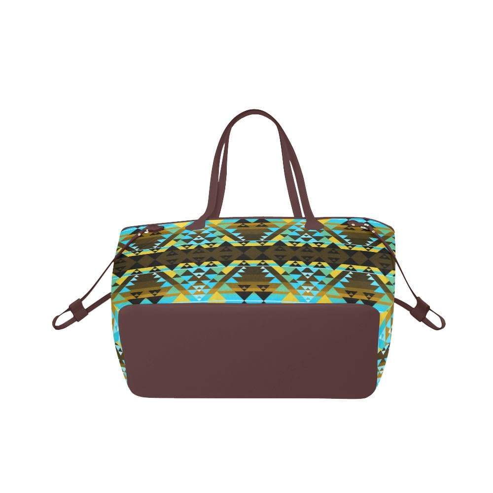Writing on Stone Broken Lodge Clover Canvas Tote Bag (Model 1661) Clover Canvas Tote Bag (1661) e-joyer
