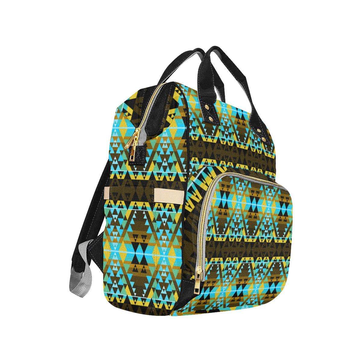 Writing on Stone Broken Lodge Multi-Function Diaper Backpack (Model 1688) Diaper Backpack (1688) e-joyer