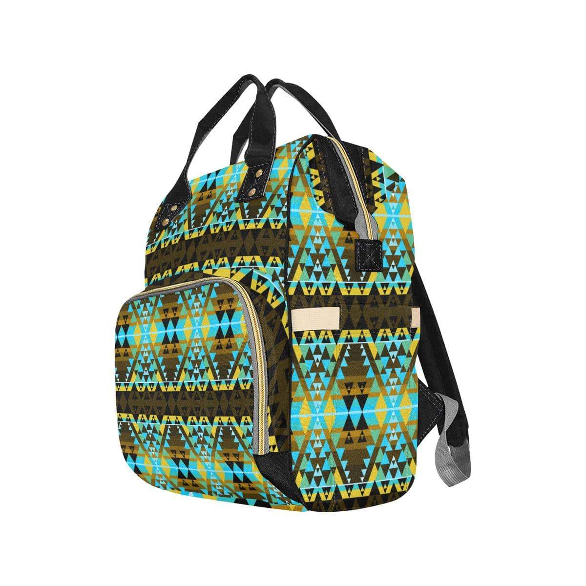 Writing on Stone Broken Lodge Multi-Function Diaper Backpack (Model 1688) Diaper Backpack (1688) e-joyer