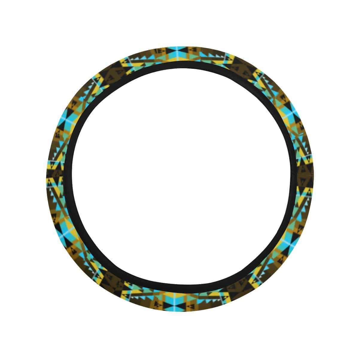 Writing on Stone Broken Lodge Steering Wheel Cover with Elastic Edge Steering Wheel Cover with Elastic Edge e-joyer